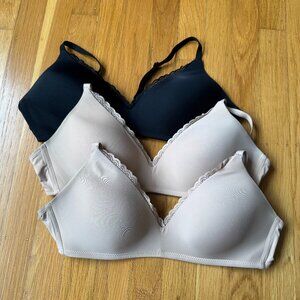 Aerie Wireless Bras 36B Set of 3
